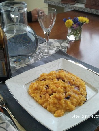 Risotto alla zucca e aceto balsamico