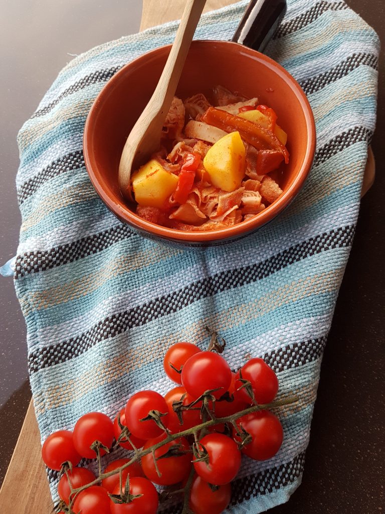 Trippa con fagioli e patate