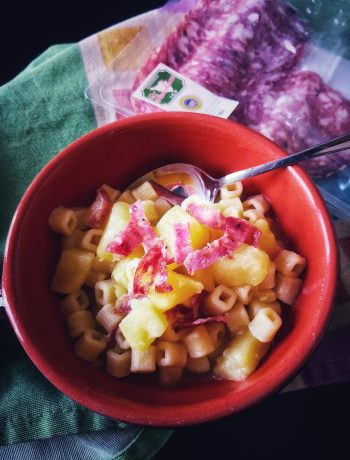 Pasta e patate con Finocchiona